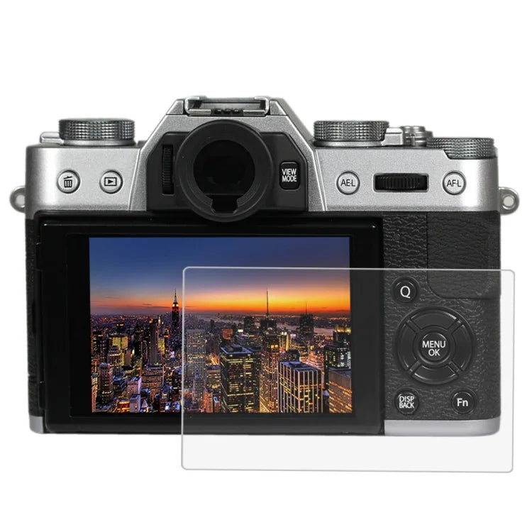 PULUZ 2.5D 9H Tempered Glass Film for Fujifilm X-T10, Compatible with Fujifilm X-A1 / X-A2 / X-M1 / X30 / X-T20 / X-T30 / X-T100 / X-E3, Panasonic GF8, Nikon S2, Casio ZS240 / ZS210 / ZS190 / EX-FR200 / EX-FR110H / EX-FR100L / EX-FRX10