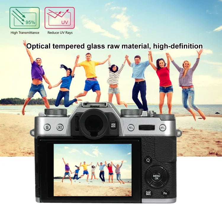 PULUZ 2.5D 9H Tempered Glass Film for Fujifilm X-T10, Compatible with Fujifilm X-A1 / X-A2 / X-M1 / X30 / X-T20 / X-T30 / X-T100 / X-E3, Panasonic GF8, Nikon S2, Casio ZS240 / ZS210 / ZS190 / EX-FR200 / EX-FR110H / EX-FR100L / EX-FRX10                 ...