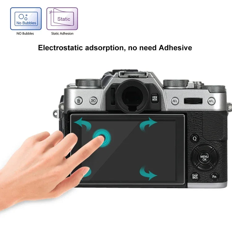 PULUZ 2.5D 9H Tempered Glass Film for Fujifilm X-T10, Compatible with Fujifilm X-A1 / X-A2 / X-M1 / X30 / X-T20 / X-T30 / X-T100 / X-E3, Panasonic GF8, Nikon S2, Casio ZS240 / ZS210 / ZS190 / EX-FR200 / EX-FR110H / EX-FR100L / EX-FRX10                 ...