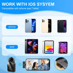 PULUZ Wireless Lavalier Microphone for iPhone / iPad, 8-Pin Receiver, 8-Pin 1 TX + 1 RX