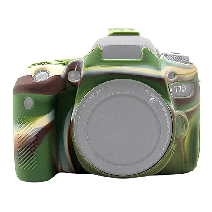 PULUZ Soft Silicone Protective Case for Canon EOS 77D, For Canon 77D