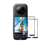 For Insta360 X3 PULUZ 2pcs Curved  HD Screen Film, For Insta360 X3