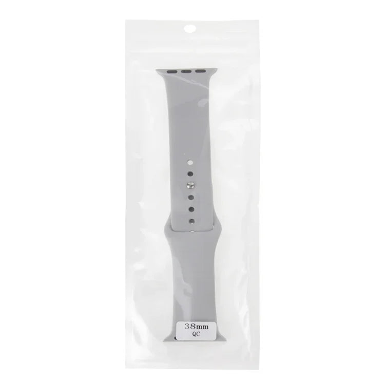 For Apple Watch Sport 42mm High-performance Longer Rubber Sport Watch Band with Pin-and-tuck Closure