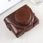 Full Body Camera PU Leather Case Bag with Strap for FUJIFILM X10 / X20, For FUJI X10