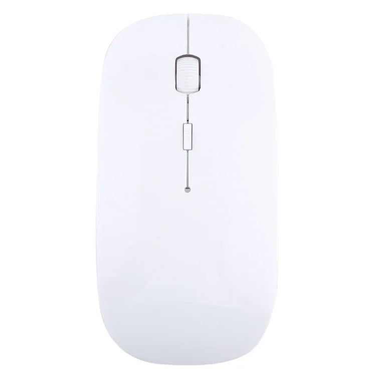 2.4GHz Wireless Ultra-thin Laser Optical Mouse with USB Mini Receiver, Plug and Play