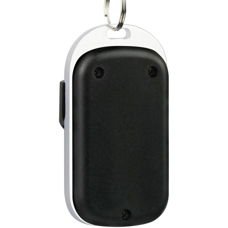 433MHz Metal Wireless Learning Code 4 Keys Remote Control (Black + Silver), 433MHz