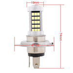 2 PCS H4 12.6W 630LM 6500K White Light 2835 SMD 66 LED Car Fog Light, DC12V, H4