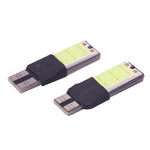 2 PCS T10 3W 160-180LM 2 LED Ice Blue COB LED Decode Car Clearance Lights Lamp, DC12V, 2 LED COB LEDs, COB LEDs