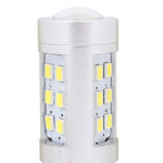 2 PCS T25 4.2W 630LM White Light Dual Wires 21 LED 2835 SMD Car Brake Light Daytime Running Light Bulb,  DC 12V, T25 Dual Wires