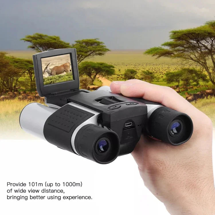 DB618B 10X25 Zoom 10mm Objective Lens HD 1280x960P 1.5 inch LCD Screen Binocular Telescope Digital Camera, DB618B 10X25