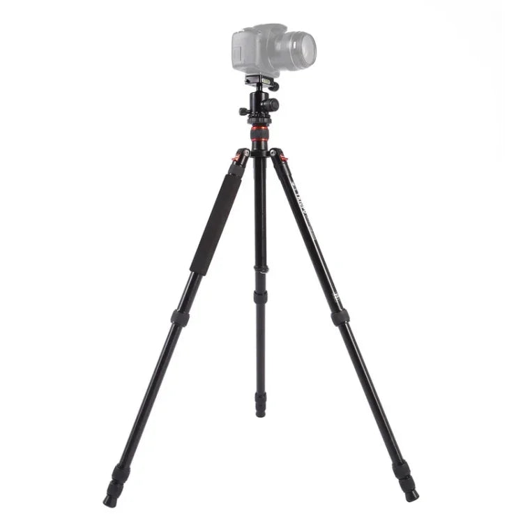 Triopo MT-2504C Adjustable Portable Aluminum Tripod with NB-1S Ball Head for Canon Nikon Sony DSLR Camera, MT-2504C (Black), MT-2504C (Gold)
