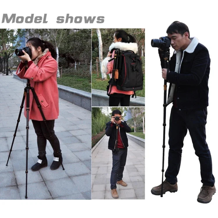 ZOMEI Z688 Portable Professional Travel Magnesium Alloy Material Tripod Monopod with Ball Head for Digital Camera, Z688