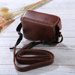 Retro Style PU Leather Camera Case Bag with Strap for Sony RX100 M3 / M4 / M5