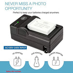 2 in 1 Digital Camera Battery Charger for Panasonic VBD1/ VBD2, SONY F550/ F750/ F960..., VBD1