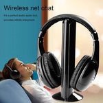 MH2001 Hi-Fi 5 in 1 Receiver + Emitter Wireless Headphone