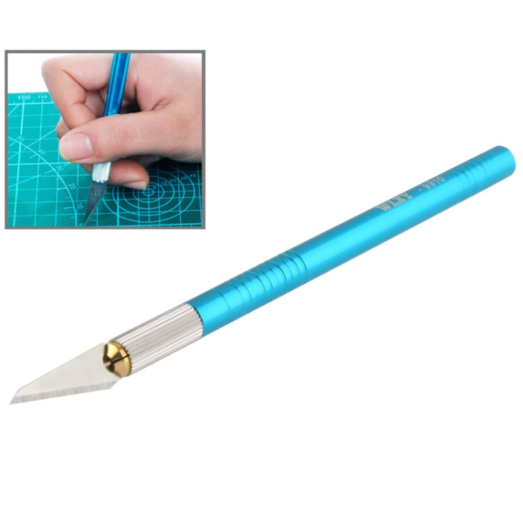 WLXY-9310, WLXY Tool Precision Knife with Replaceable Blade for Mat Carving / Scoring / Trimming, OAL: 145mm, Size: 121mm x 6mm Diameter, WLXY-9310, WLXY-9310 Purple, WLXY-9310 Blue