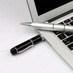 3 in 1 Laser Pen Style USB Flash Disk, Silver (8GB), 8GB (Silver)