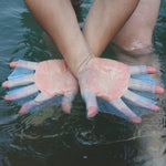Silicone Swimming Web Fins Hand Flippers Training Gloves, M, Size: M Blue, Size: M Magenta