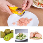 LsCook Kitchen Tool Banana Slicer Cutter Chopper for Fruit Salad, Banana Slicer
