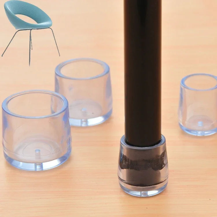 4 PCS Pipe Shaped Chair Cap, Internal Diameter: 21mm, 21mm
