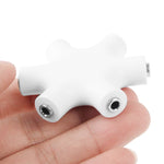 6 Ports Audio Splitter Headphone Connector, Compatible with Phones, Tablets, Headphones, MP3 Player, Car/Home Stereo & More,