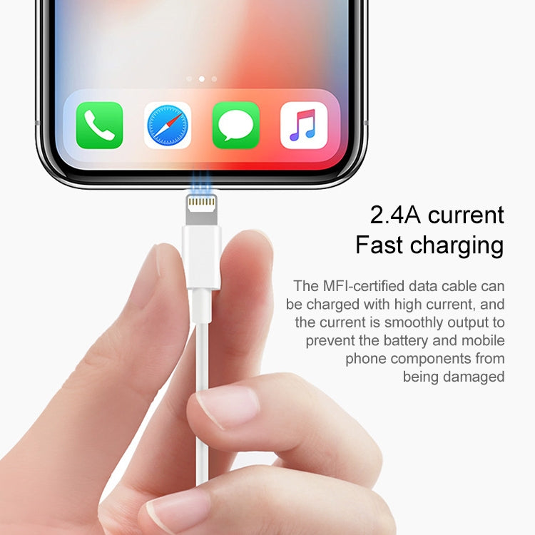 USB to 8 Pin Sync Data / Charging Cable, Cable Length: 1m