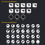 PA-1750-04 90W 19V 4.74A Mini AC Adapter for Acer / Toshiba Laptop, Output Tips:  5.5mm x 1.7mm