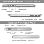Frosted Hard Plastic Protective Case for Macbook Pro 13.3 inch, S-MAC-0023A, S-MAC-0023B, S-MAC-0023C, S-MAC-0023D, S-MAC-0023E, S-MAC-0023F, S-MAC-0023G, S-MAC-0023H