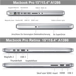 Frosted Hard Plastic Protective Case for Macbook Pro 15.4 inch, S-MAC-0024A, S-MAC-0024B, S-MAC-0024C, S-MAC-0024D, S-MAC-0024E, S-MAC-0024F, S-MAC-0024G, S-MAC-0024H