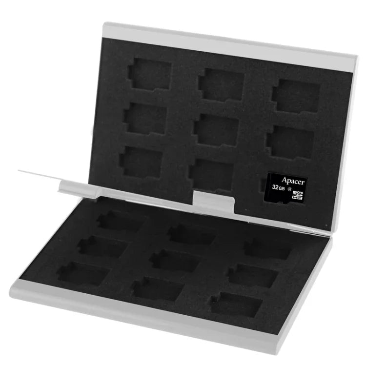 2x 9 in 1 Memory Card Protective Case Box for TF Card, Size: 93mm (L) x 62mm (W) x 10mm