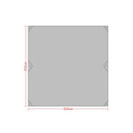 Waterproof Oxford Cloth 420D Oxford Material Camping Picnic Beach Tent Roof Tarp (Size: 215x215cm), 215x215cm Amry Green, 215x215cm Grey, 215x215cm Blue, 215x215cm Orange