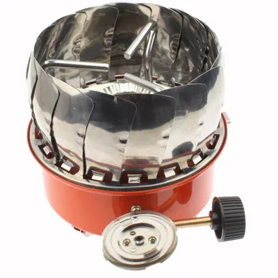 Portable Aluminum-Magnesium Alloy Wind Camping Stove, Magnesium Alloy