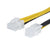 8 Pin Male to 4 Pin Female Power Cable, Length: 18.5cm, 8 Pin Male to 4 Pin Female