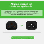 3 Prong Style US Notebook Power Cord, Cable Length: 1.2m, US Plug, Length:1.2m