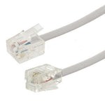 2 Core RJ11 to RJ11 Telephone cable, Length: 3m, Length: 3m