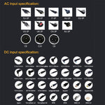 AC 19V 7.9A Power Adapter for Acer Aspire 1800, Output Tips: 5.5 x 2.5mm, 7.9A