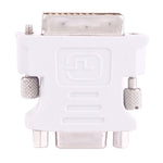 DVI-I Male Dual-Link 24 + 5 to 15 Pin VGA Female Video Monitor Adapter Converter