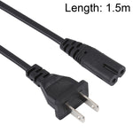 High Quality 2 Prong Style US Notebook AC Power Cord, Length: 1.5m, 2 Prong Style US Plug, Length: 1.5m