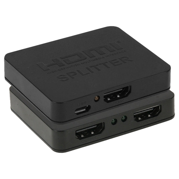 Mini Full HD 4K 1x2 HDMI 3D V1.4b Splitter for HDTV / STB/ DVD / Projector / DVR, HDMI V1.4b