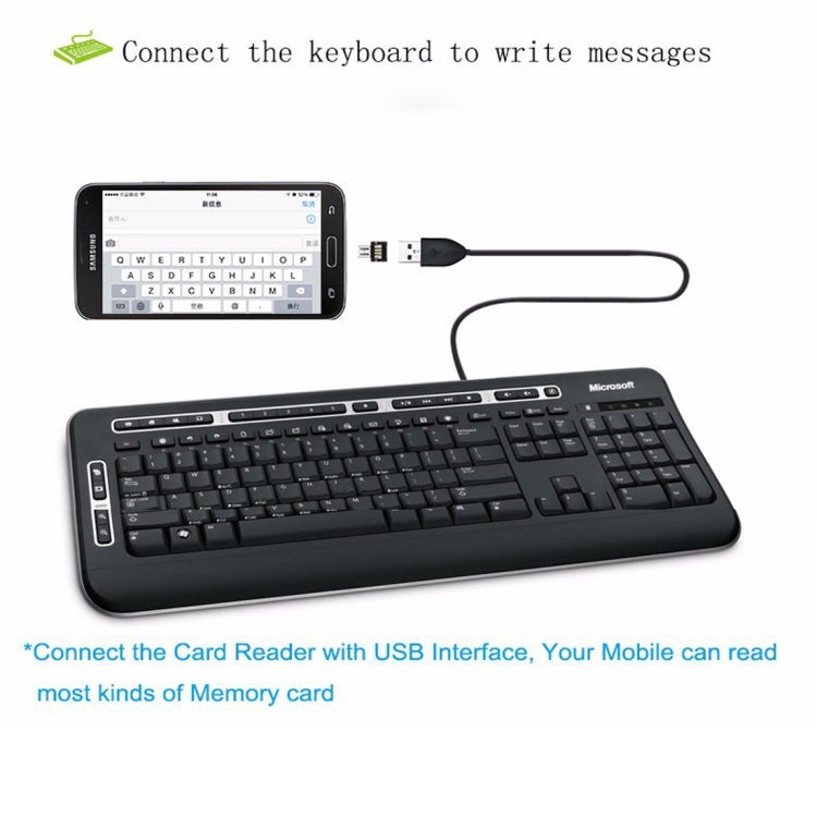 Mini Android Style Micro USB OTG USB Drive Reader