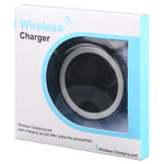 Universal QI Standard Round Wireless Charging Pad (White + Red), Black + White, White + Black, White, Grey+Black, White + Red