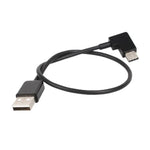 30cm USB to USB-C / Type-C Right Angle Data Connector Cable for DJI SPARK / MAVIC PRO / Phantom 3 & 4 / Inspire 1 & 2, USB to USB-C / Type-C