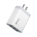 IVON AD37 5A QC 3.0 Three USB Port Travel Charger, US Plug, AD37