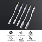 ZS0021 3.5mm Male to 4.4mm Female Balance Adapter Cable, 3.5mm Male to 4.4mm Female
