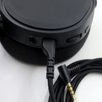 ZS0169 USB Braided Headphone Audio Cable for SteelSeries Arctis 3 / 5 / 7 / Pro, ZS0169