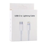 20W 9V/2A 1M USB-C / Type-C to 8 Pin PD Fast Charging Cable for iPhone, iPad, Cable Length: 1m, 20W 9V/2A