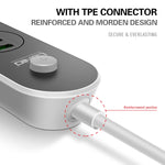LDNIO SC3301 3 x USB Ports Travel Home Office Socket, Cable Length: 1.6m, US Plug, SAS8610AUS, SAS8610BUS, SAS8610EU, SAS8610UK