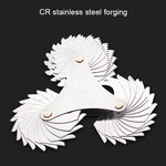 30 PCS US Screw Pitch Thread Blades 60 Degrees CR Stainless Steel Thread Gauge, 30 PCS Thread Gauge