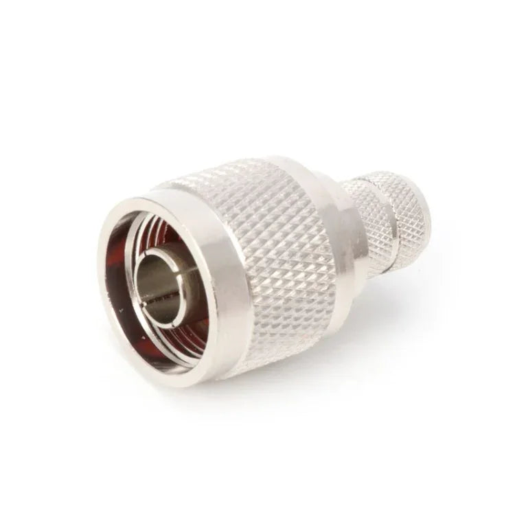1 Set N Type Plug RF Connector Coaxial Adapter Converter for LMR400 RG8 Cable