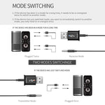 MSD168 2 in 1 Bluetooth Transmitter Receiver Mini 3.5mm AUX Stereo Wireless Bluetooth 5.0 Adapter For Car TV PC MP3